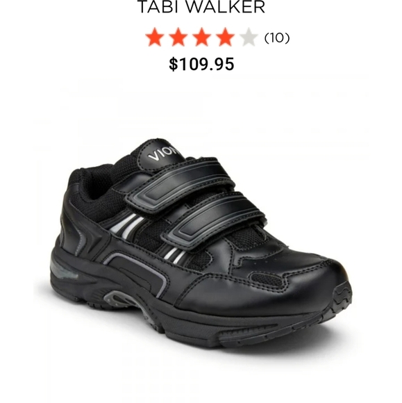 Vionic Tabi walker black leather sneaker size 5 - Picture 9 of 10